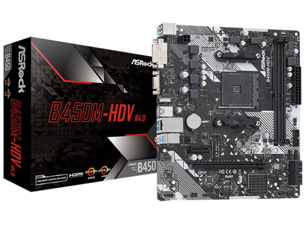 Asrock Matična ploča  B450M HDV-R4.0/AM4